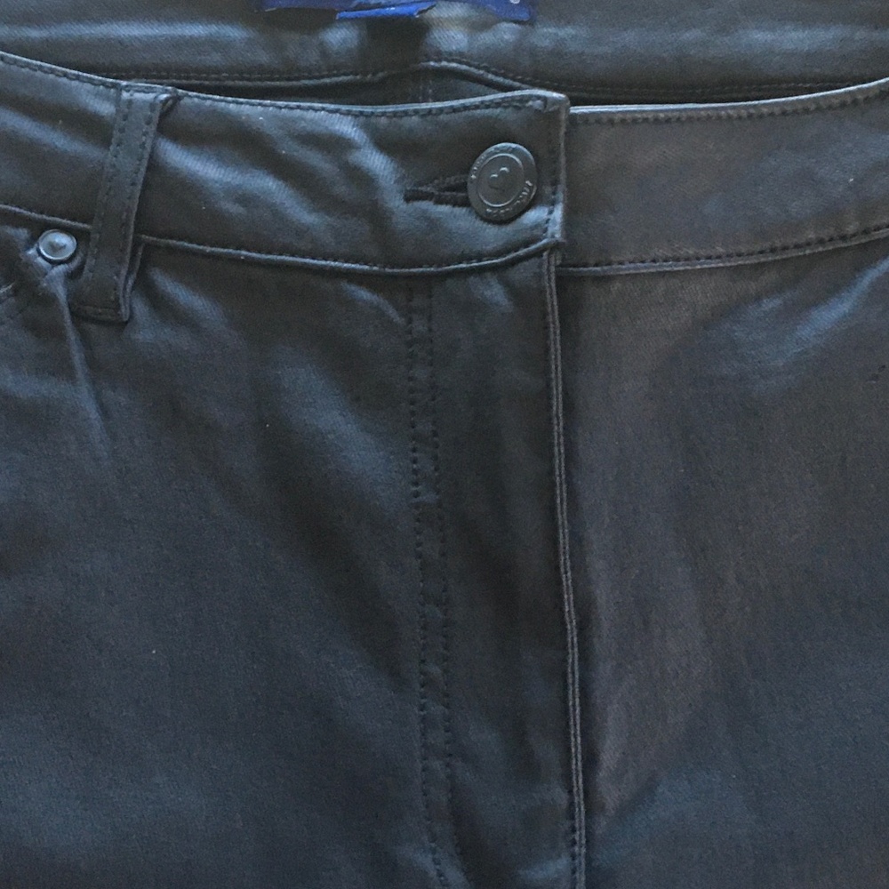 Leather-Like Jeans 24/7 Denim Size 12W